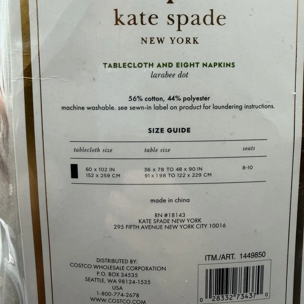 kate spade packaging has